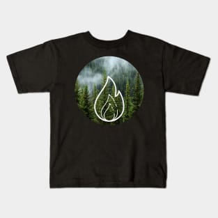 Forest Fire Kids T-Shirt